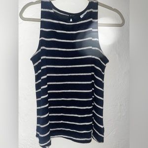 Flowy striped knit tank